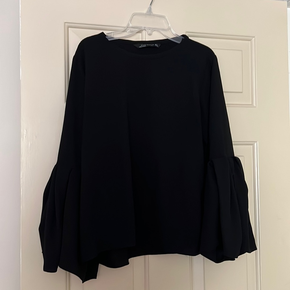 Zara black top in size medium